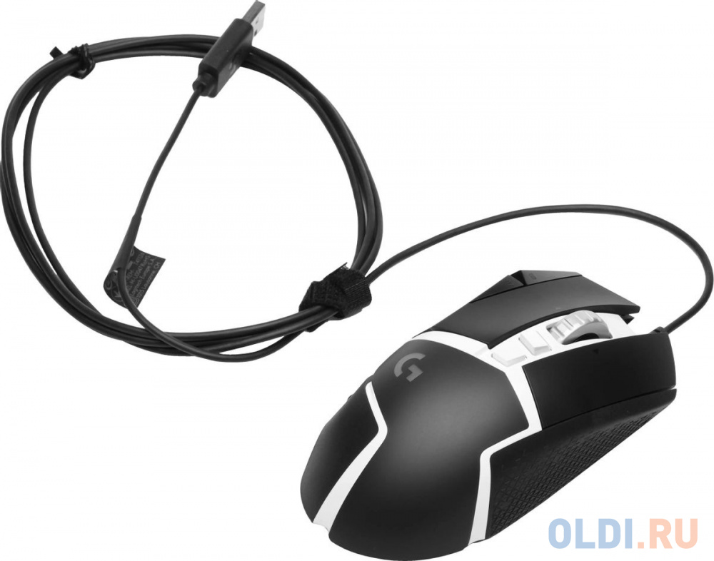 Мышь Logitech G502 SE HERO черный/белый лазерная (16000dpi) USB (11but)