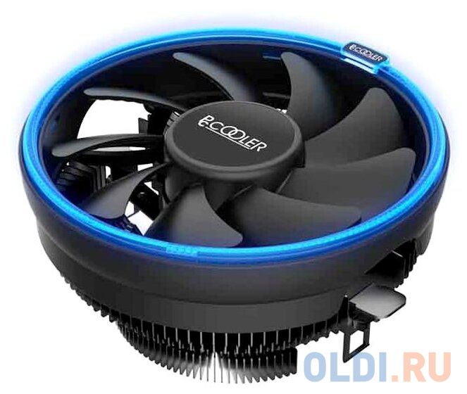 Кулер PCCooler E126M B S775/115X/AM2/2+/AM3/3+/AM4/FM1/FM2/2+ (48 шт/кор, TDP 92W, вент-р 120мм с PWM, Blue LED FAN, 1000-1800RPM, 26.5dBa) Retail Col в Москвe