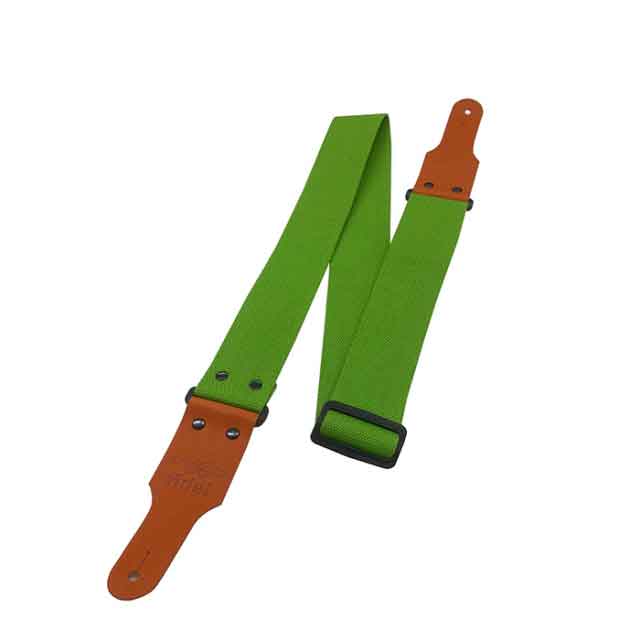 Ремень для гитары Fidel FL0008C Cotton хлопок ярко-зеленый