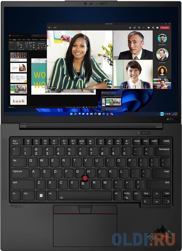 ThinkPad X1 Carbon Gen10 14" 2.8K (2880x1800) OLED 400N, i7-1255U, 16GB LPDDR5 5200, 1TB SSD M.2, Intel Iris Xe, LTE 4G, WiFi, BT, FPR, FHD Cam,