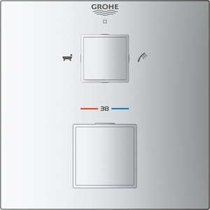 Термостат для ванны Grohe Grohtherm Cube , с механизмом (24155000, 35600000) в Москвe