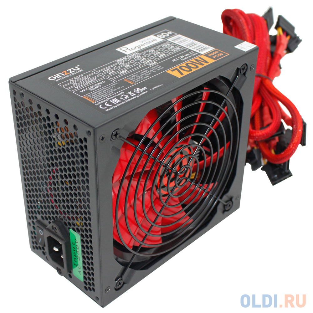 Блок питания GINZZU PC700 700 Вт