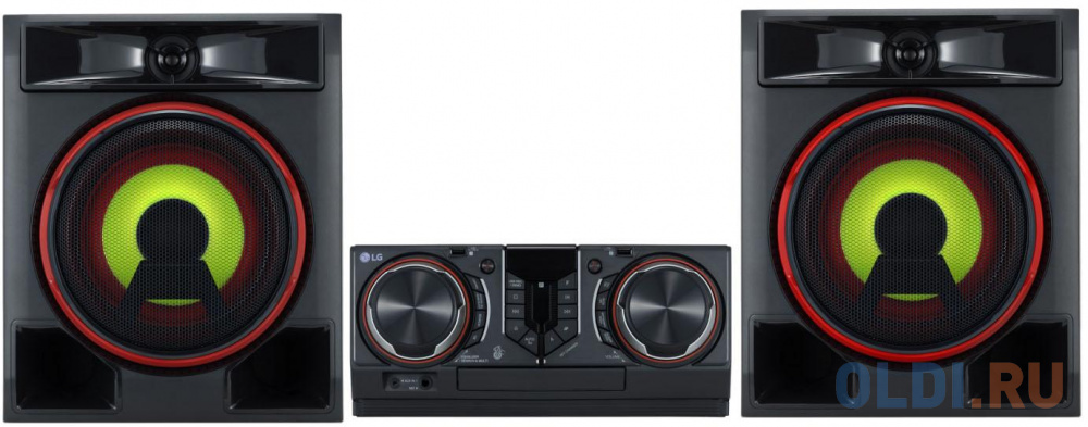 Минисистема LG CL65DK черный 950Вт/CD/CDRW/FM/USB/BT (в комплекте: диск 2000 песен)