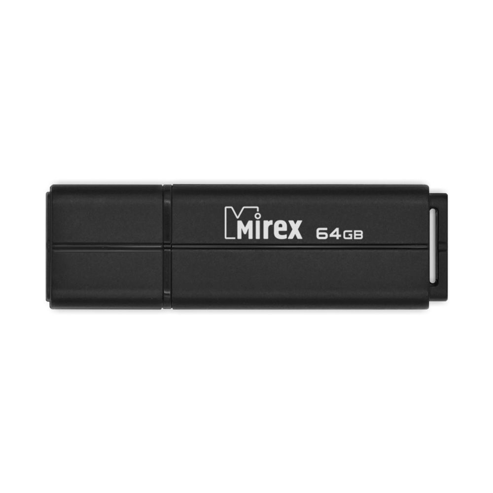 Флешка 64GB Mirex Line, USB 2.0, Черный 13600-FMULBK64 в Москвe