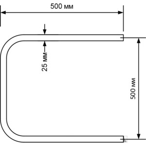 Полотенцесушитель электрический ZOX П 50х50 (4630077963173)