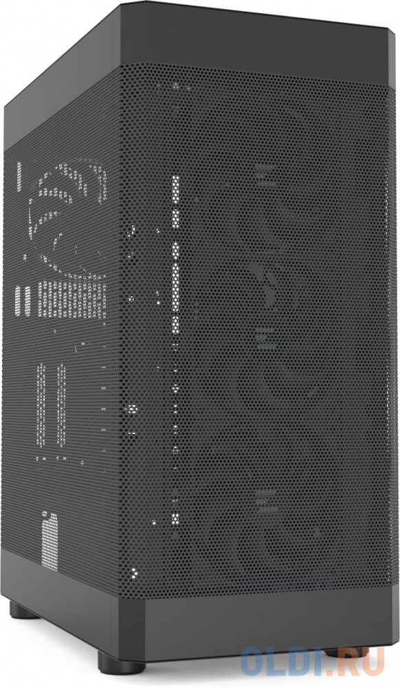 Корпус MidiTower Zalman I4 black (ATX, MESH, 2x3.5", 2x2.5", 1xUSB2.0, 2xUSB3.0, 6x120mm) (Zalman I4)