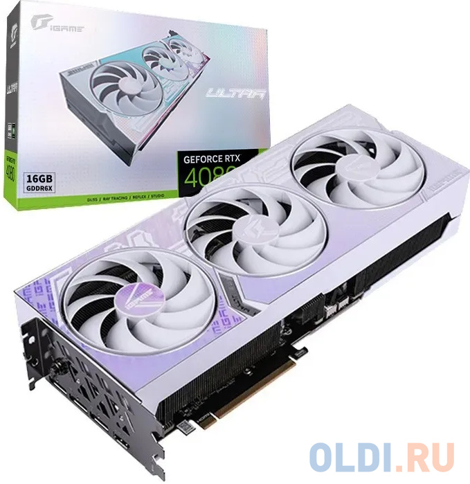 RTX4080 16GB iGame Ultra W OC-V GDDR6X 256bit HDMI 3xDP {5} в Москвe