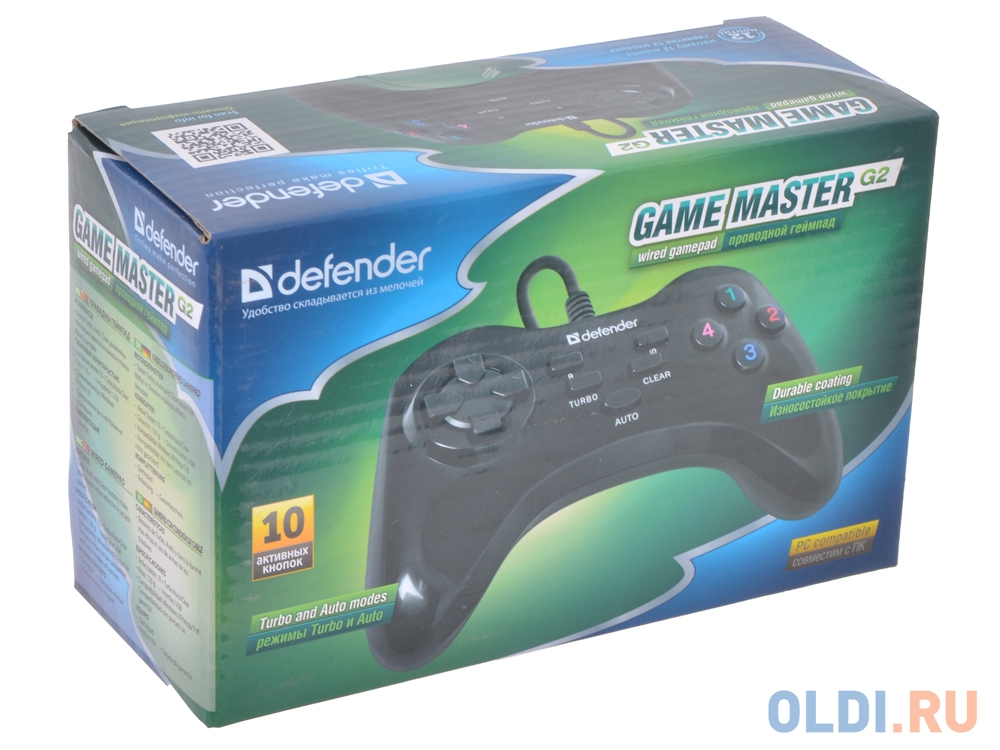 Геймпад  Defender GAME MASTER G2 13 кн., USB