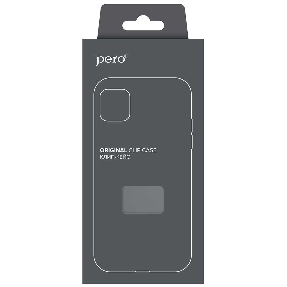 Клип-кейс PERO силикон для Realme C25S прозрачный