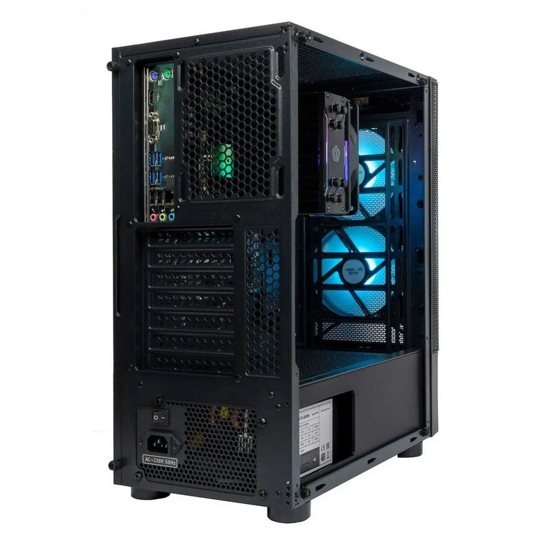 Корпус Eurocase ATX B02 RGB без БП Black