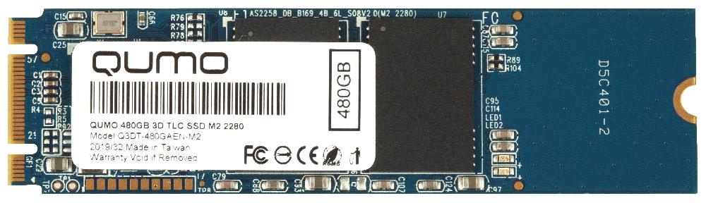 Накопитель SSD Qumo Novation SSD 480Gb (Q3DT-480GAEN-M2)