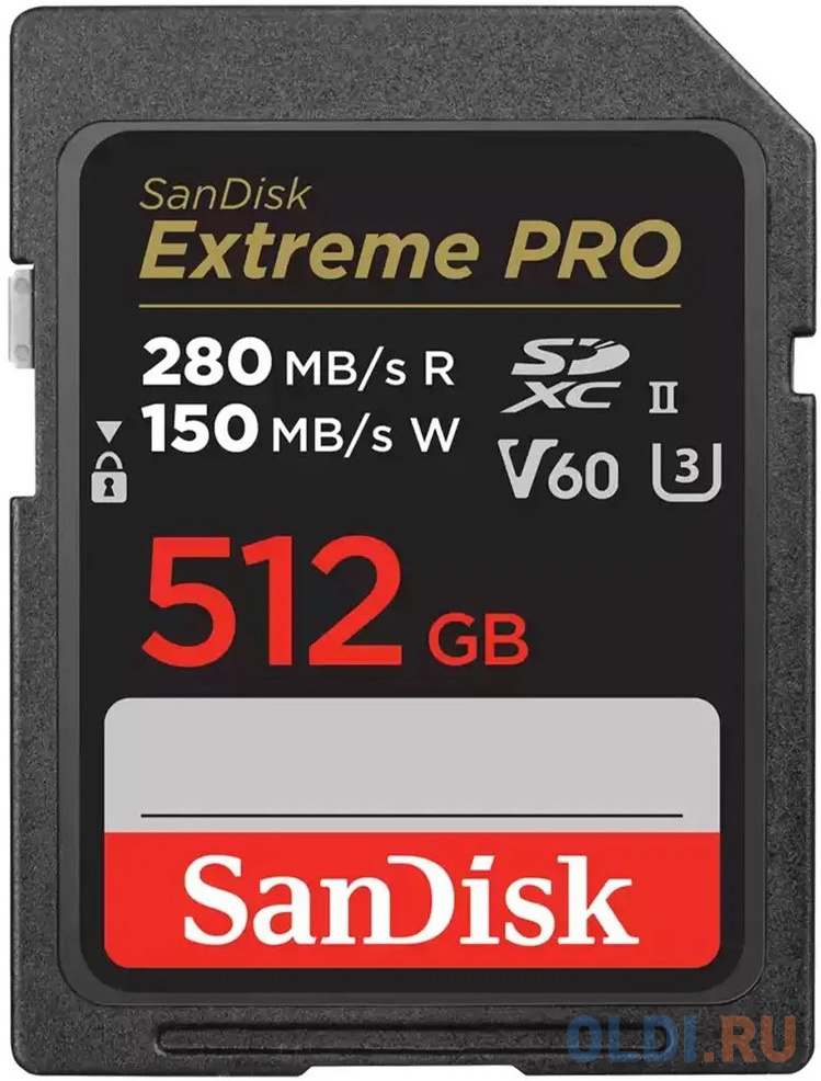 Карта памяти SDXC 512GB UHS-II SDSDXEP-512G-GN4IN SANDISK в Москвe