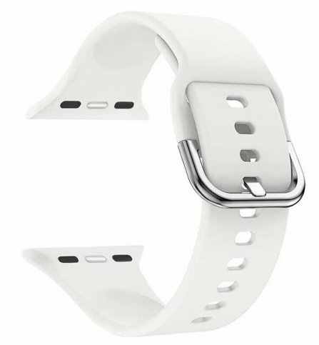 Ремешок Lyambda Avior для Apple Watch, силикон, белый (DSJ-17-44-WT)