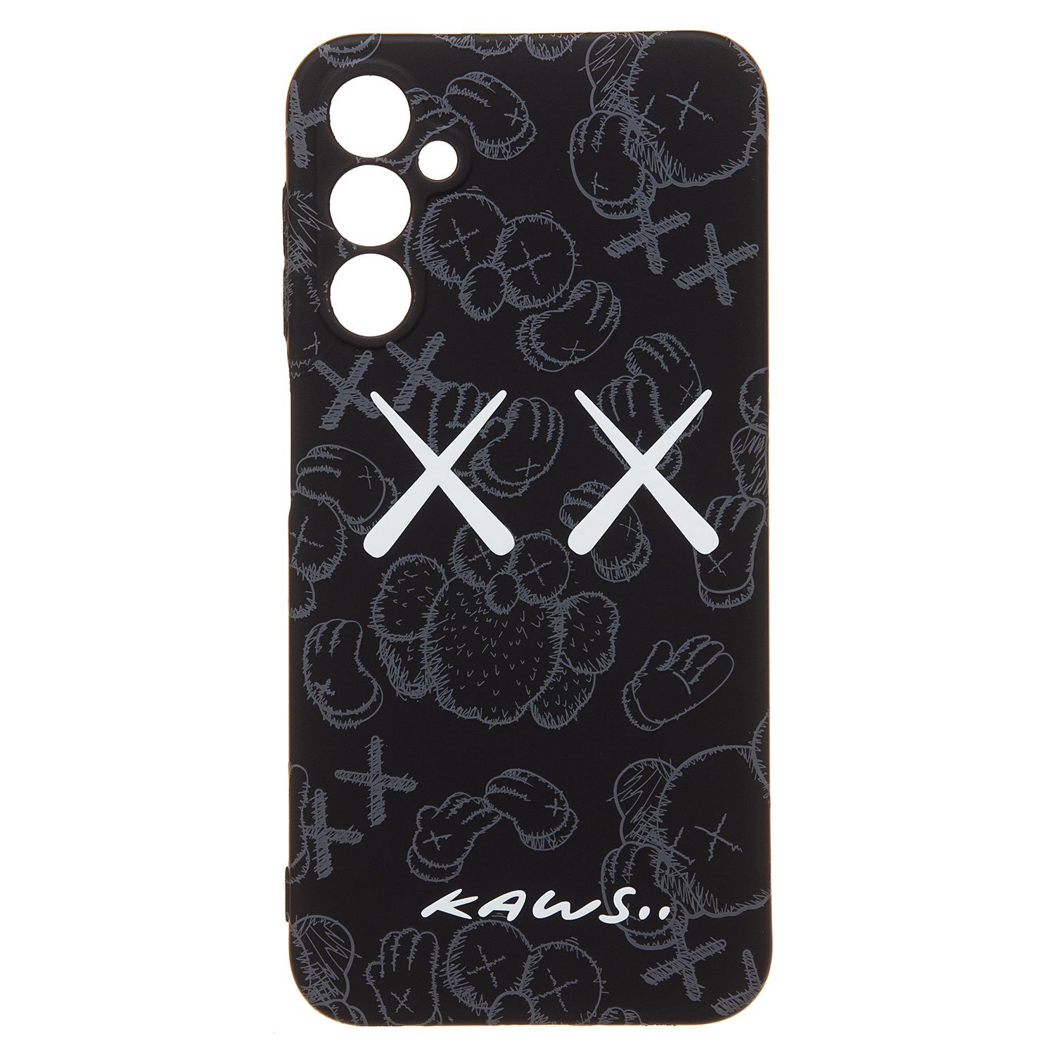 Чехол-накладка Luxo Creative для смартфона Samsung Galaxy A24 4G, силикон, черный 089 (225971)