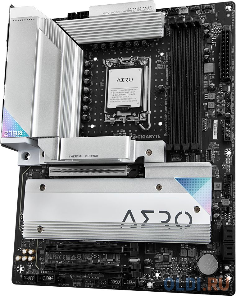 Z790 AERO G Socket 1700, Intel®Z790, 4xDDR5-4800, HDMI, 3xPCI-Ex16, 4xSATA3(RAID 0/1/5/10), 5xM.2, 8Ch Audio, 2.5GLan, WiFi, (2+4)xUSB2.0, (6+2)xUSB3.