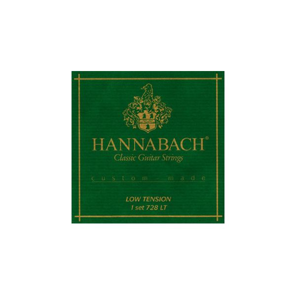 Струны Hannabach 728LT Custom Made Green нейлон для классической гитары