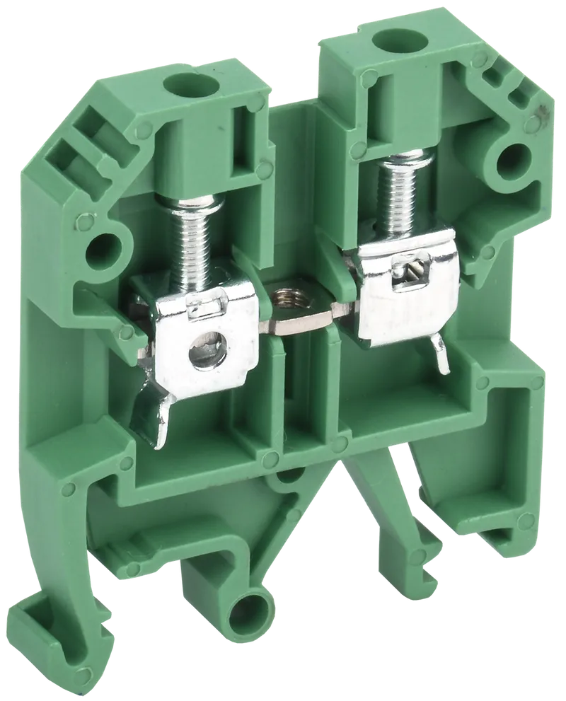 Клеммная колодка IEK КВИ-4 2x1.5...4 мм², зеленый (YZN30-004-K06)
