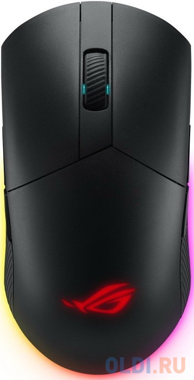 Игровая беспроводная мышь ASUS ROG Pugio II (9 кнопок, 16000 dpi, USB, 2.4GHz, Bluetooth, RGB подсветка, 90MP01L0-BMUA00)