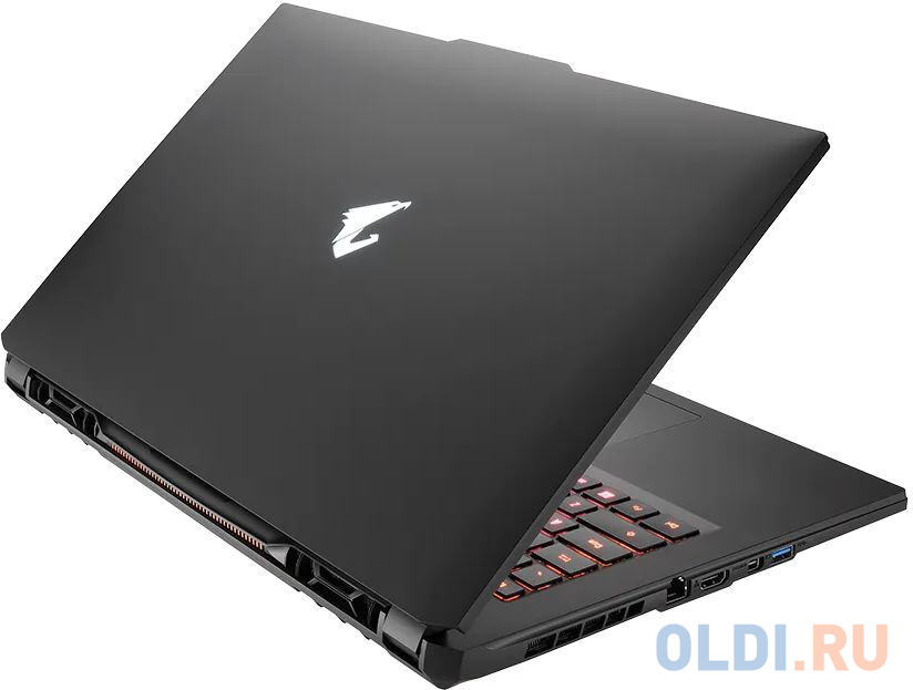 Ноутбук Gigabyte Aorus 17H BXF Core i7 13700H 16Gb SSD1Tb NVIDIA GeForce RTX4080 12Gb 17.3" IPS FHD (1920x1080) Free DOS black WiFi BT Cam (BXF-7