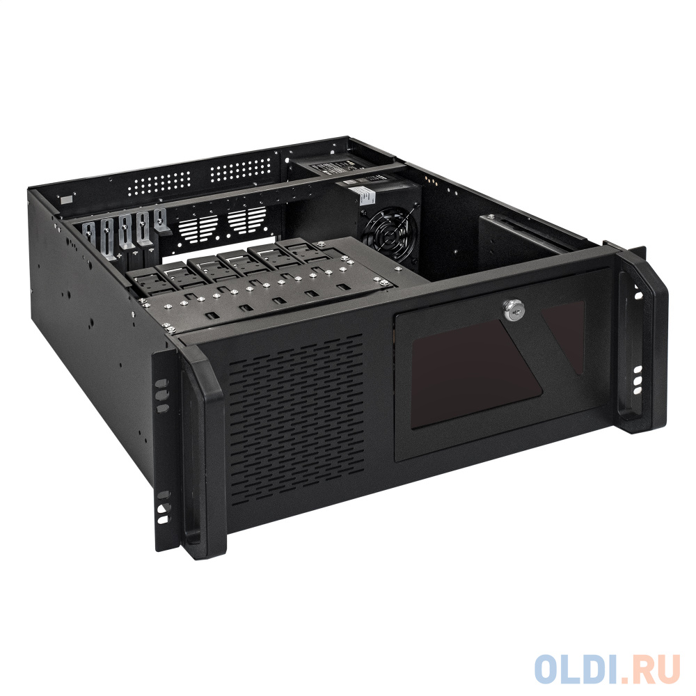 Серверный корпус ExeGate Pro 4U480-06/4U4021S <RM 19", высота 4U, глубина 480, БП 500RADS, USB>