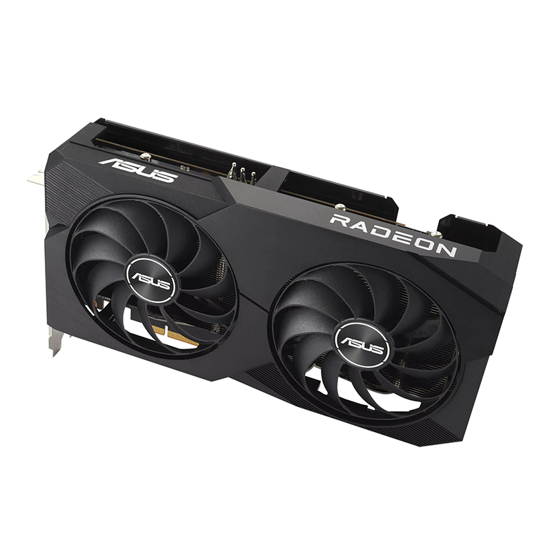 Видеокарта ASUS Dual Radeon RX 6600 V2 8GB 2044MHz PCI-E 4.0 8192Mb 14000Mhz 128-bit 3xDP HDMI DUAL-RX6600-8G-V2