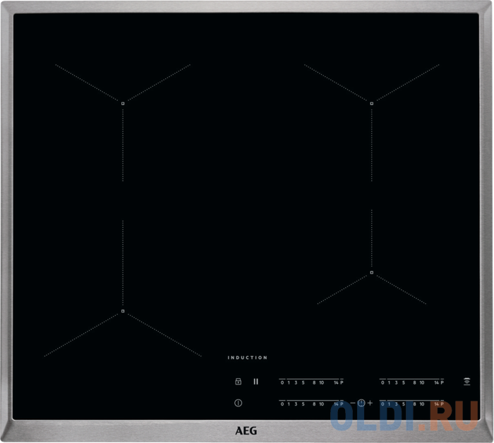 Варочная панель индукционная AEG IKB64431XB черный