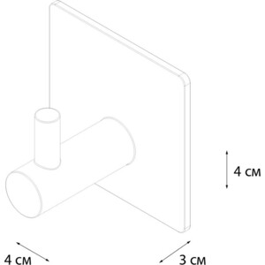 Комплект крючков Fixsen Practica 2 штуки, черный (FX-560A)