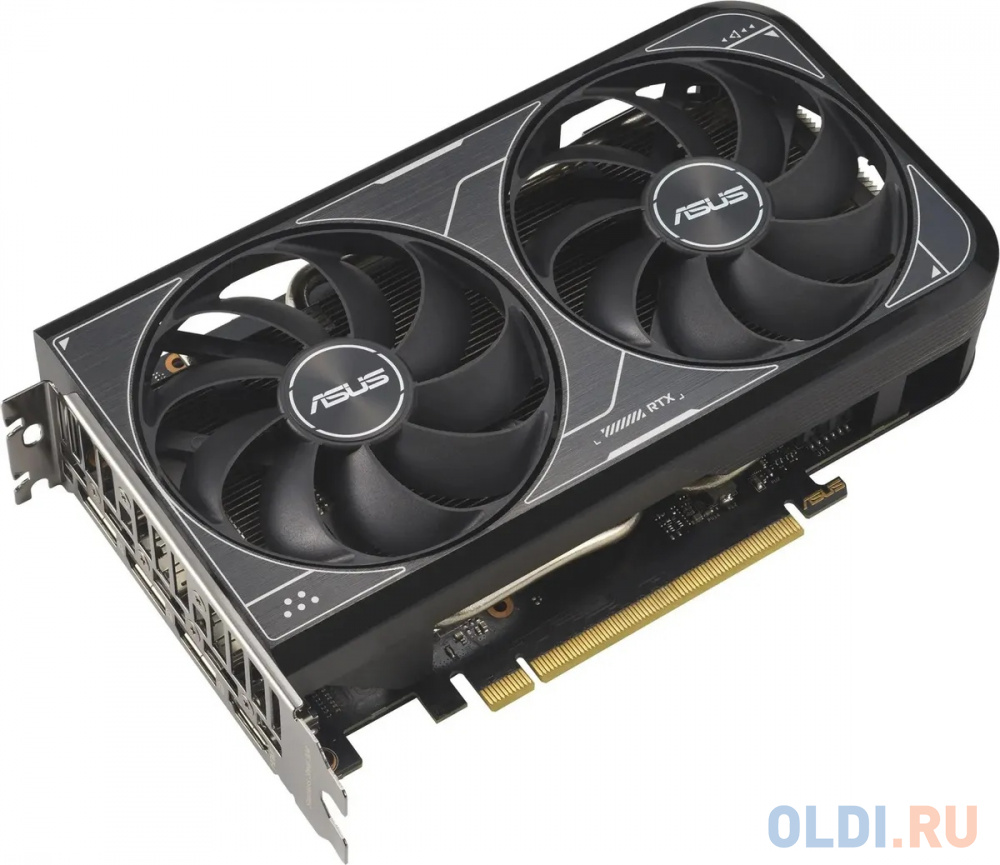 Видеокарта Asus PCI-E 4.0 DUAL-RTX4060-O8G-V2 NVIDIA GeForce RTX 4060 8Gb 128bit GDDR6 2505/17000 HDMIx1 DPx3 HDCP Bulk