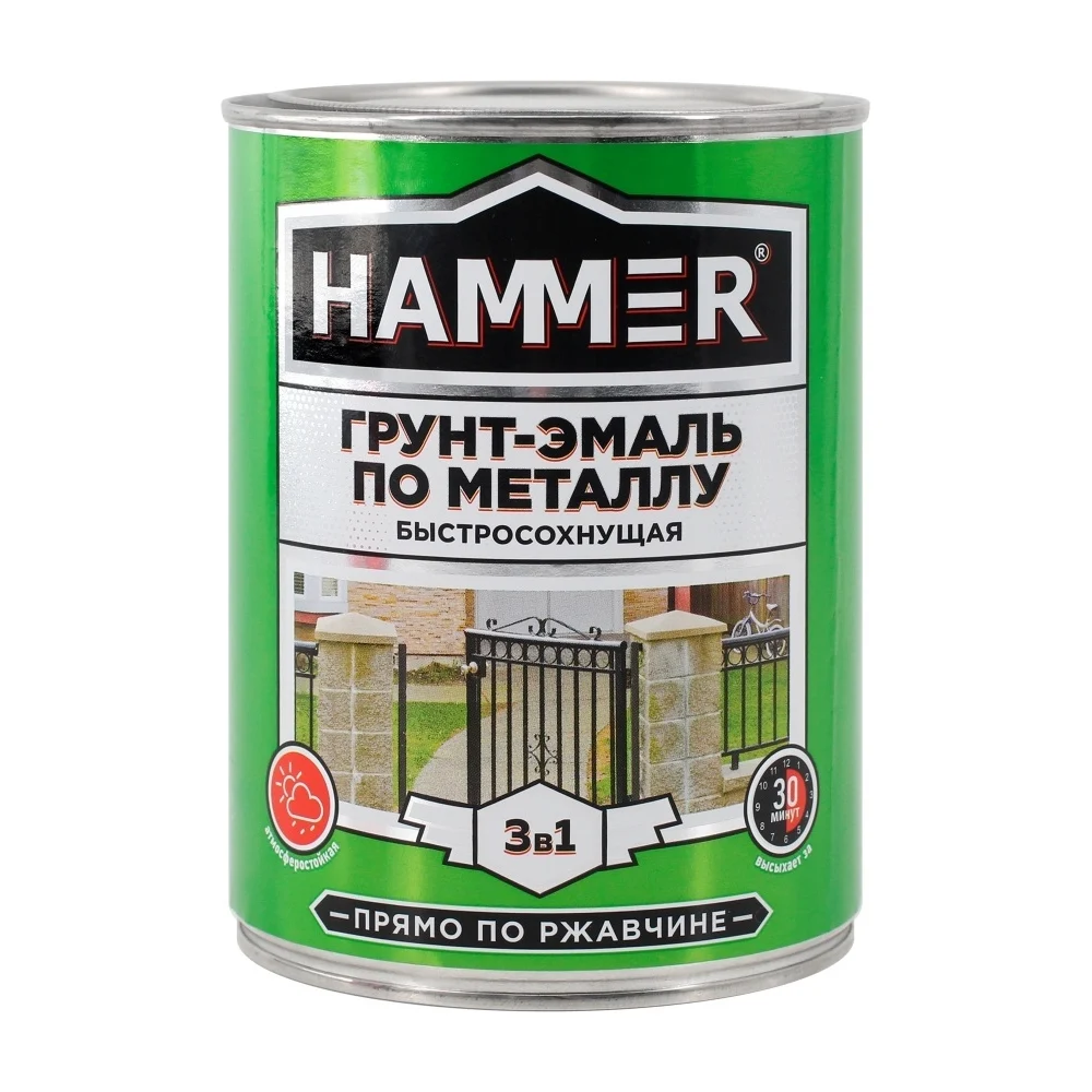 Грунт-эмаль по металлу Hammer в Москвe