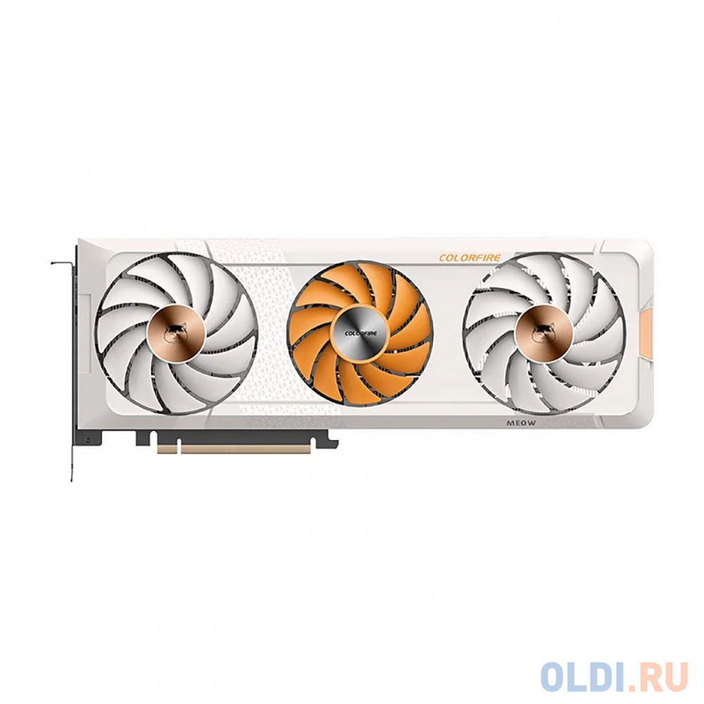 Видеокарта Colorful RTX4060Ti MEOW-ORG 8GB-V GDDR6 128bit 3xDP HDMI 3FAN RTL