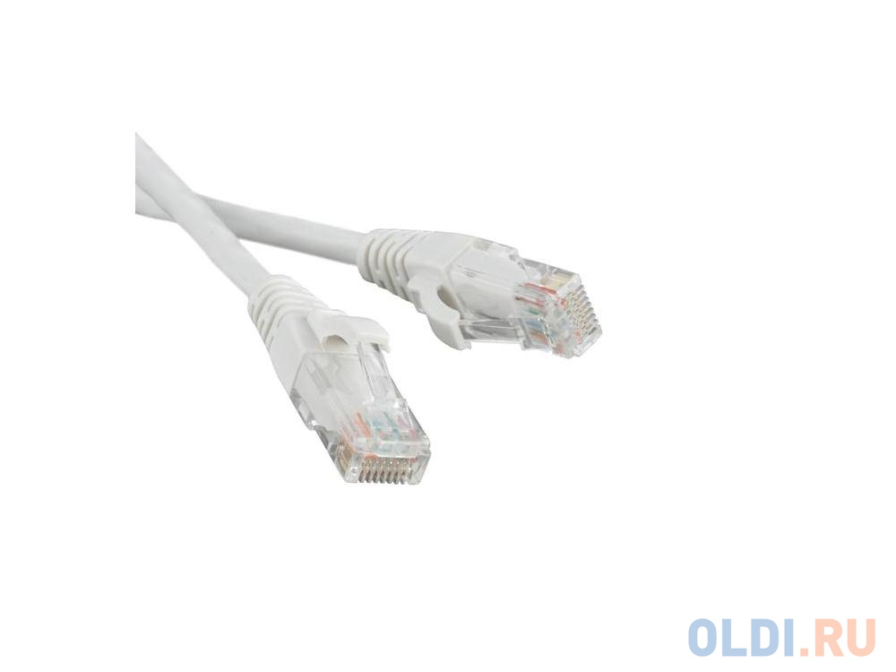 Патч-корд UTP 5E категории 2.0м Hyperline PC-LPM-UTP-RJ45-RJ45-C5e-2M-LSZH-WH белый