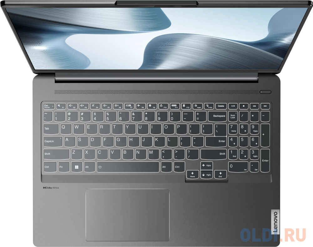 Ноутбук Lenovo IdeaPad 5 Pro 16IAH7 16" 2560x1600 Intel Core i5-12500H SSD 512 Gb 16Gb WiFi (802.11 b/g/n/ac/ax) Bluetooth 5.1 Arc A370M 4096 Мб в Москвe