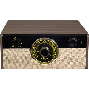 Виниловый проигрыватель Alive Audio FUSION Dark Wood c Bluetooth и FM радио Комбайн 4-в-1 в Москвe