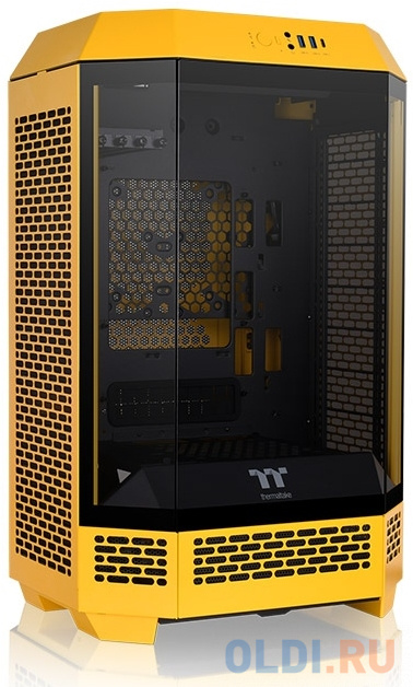 Корпус Thermaltake The Tower 300 Bumblebee желтый без БП miniITX 7x120mm 5x140mm 2xUSB3.0 audio bott PSU