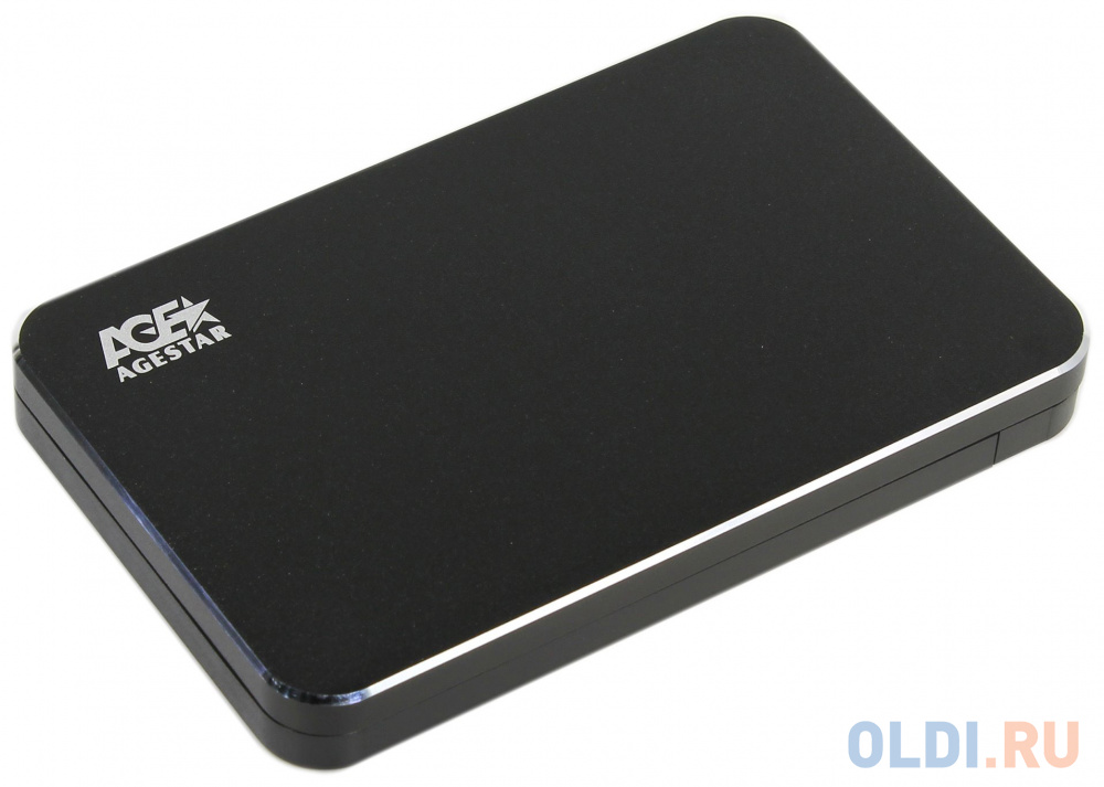 Внешний контейнер для HDD 2.5&quot; SATA AgeStar 3UB2A18 USB3.0 алюминий черный