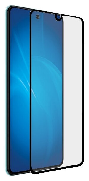 Закаленное стекло DF для Vivo T1 Full Screen + Full Glue Black Frame vColor-23