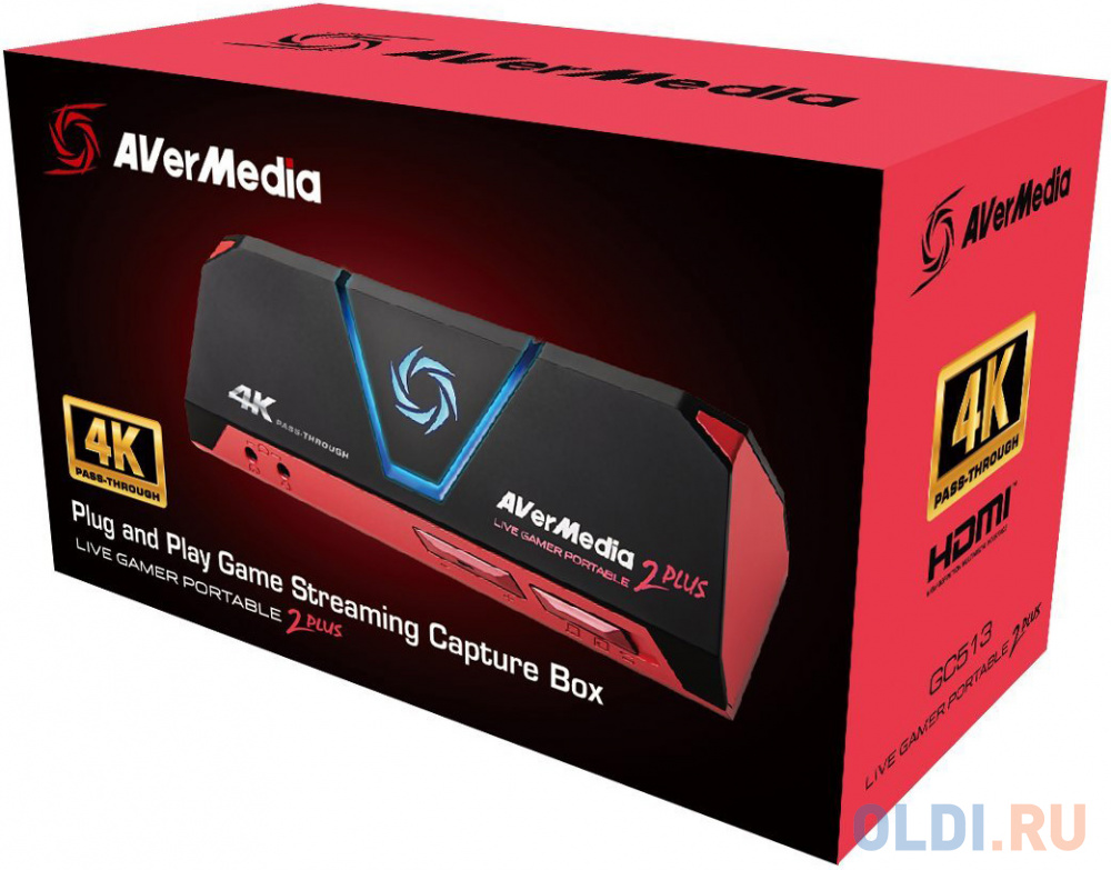 Карта видеозахвата Avermedia Live Gamer Portable 2 Plus внешний HDMI