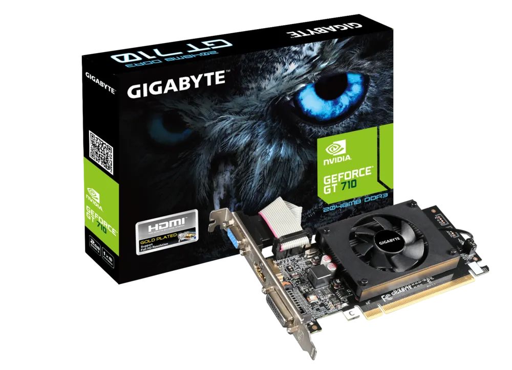 Видеокарта Gigabyte GT710 2GB (GV-N710D3-2GL 2.0 PCI-E)
