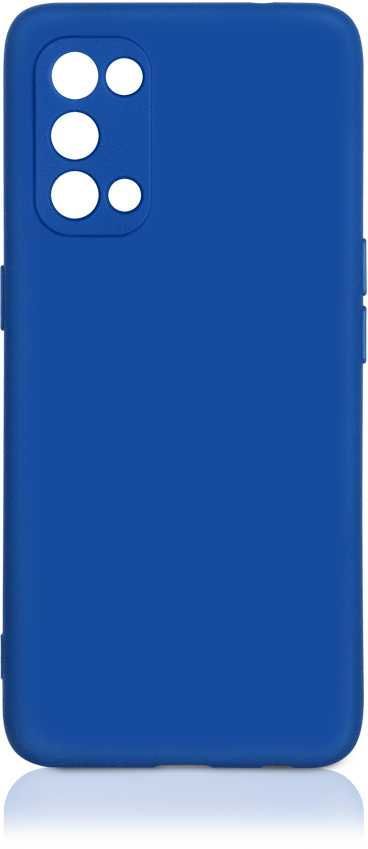 Чехол-накладка DF для смартфона Oppo Reno, силикон, микрофибра, синий (DF oOriginal-10)