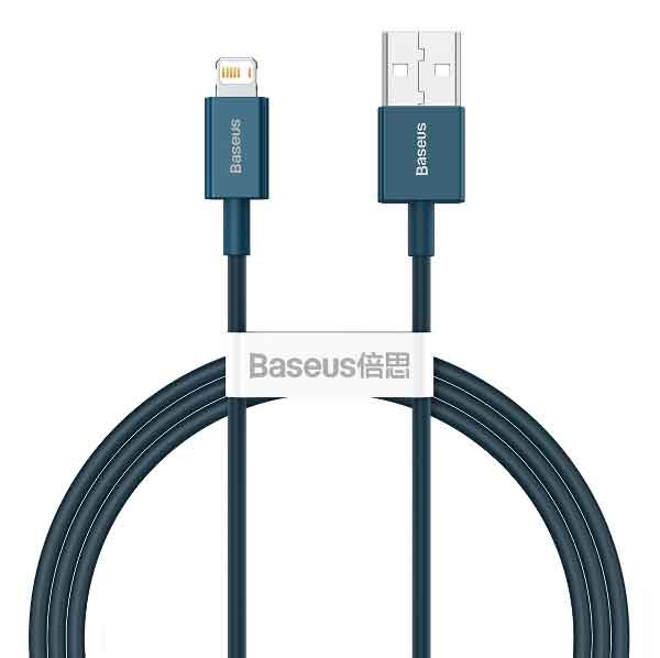 Кабель Baseus Superior USB - Lightning 2.4A 1m Blue CALYS-A03 в Москвe