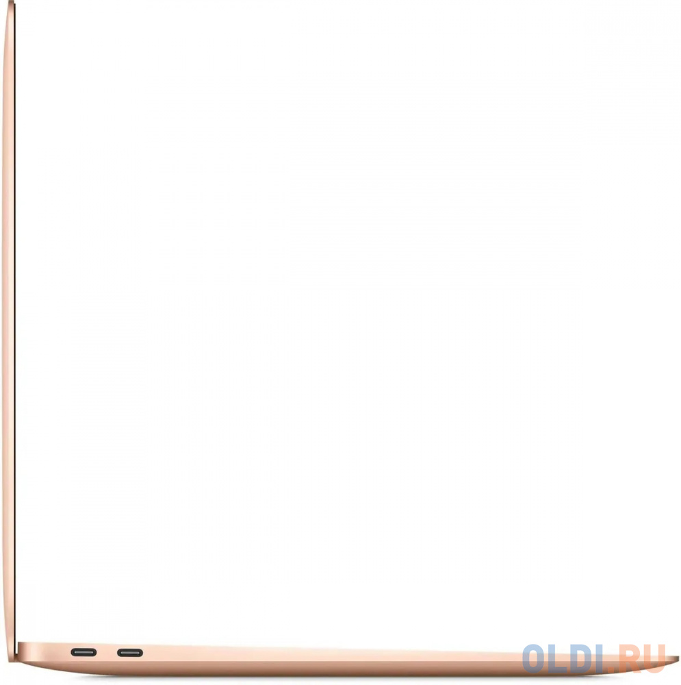 Ноутбук Apple MacBook Air A2337 M1 8 core 8Gb SSD256Gb/7 core GPU 13.3" IPS (2560x1600) Mac OS gold WiFi BT Cam (MGND3ZP/A)