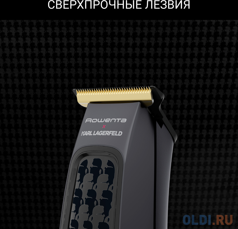 Машинка для стрижки Rowenta Cut & Style KL TN182LF0 черный (насадок в компл:3шт) в Москвe