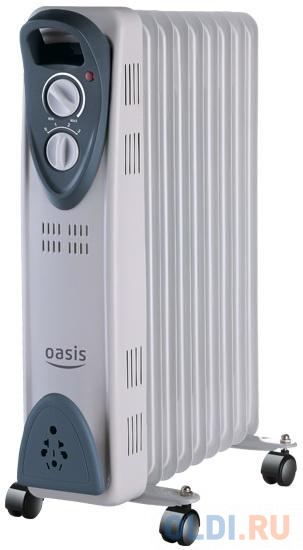 Масляный радиатор Oasis UT-25 2500 Вт серый