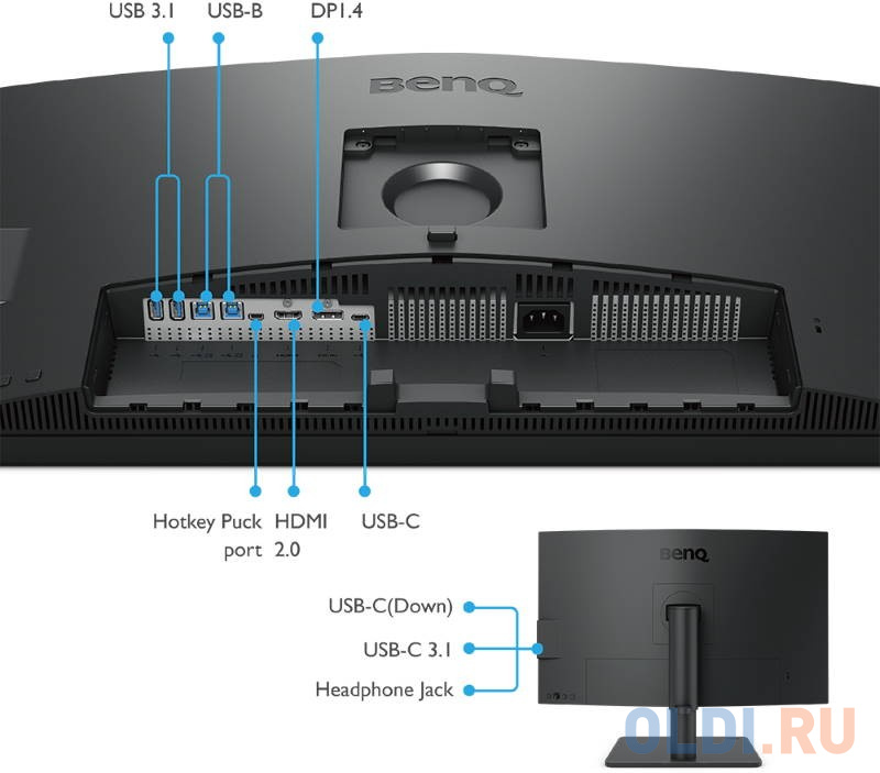 Монитор 27" BENQ PD2705U