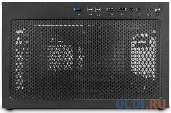 Корпус microATX 1stPlayer TRILOBITE T3-G Без БП чёрный