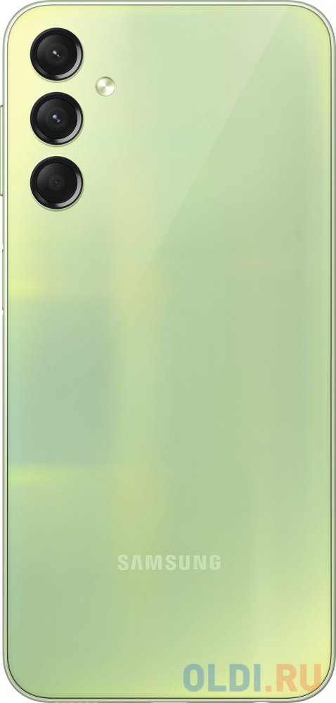 Смартфон Samsung SM-A245F Galaxy A24 128Gb 4Gb зеленый моноблок 3G 4G 2Sim 6.4" 1080x2340 Android 13 50Mpix 802.11 a/b/g/n/ac NFC GPS GSM900/1800