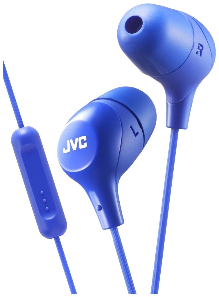 Наушники JVC HA-FX38M-A-E Blue в Москвe