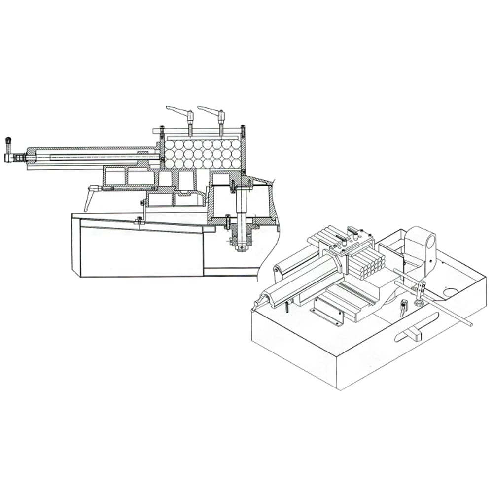 Прижим для пакетной резки для BS-1018B Stalex