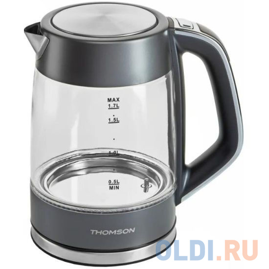 Чайник GLASS K20ES-2002 1.7L GRAY THOMSON в Москвe