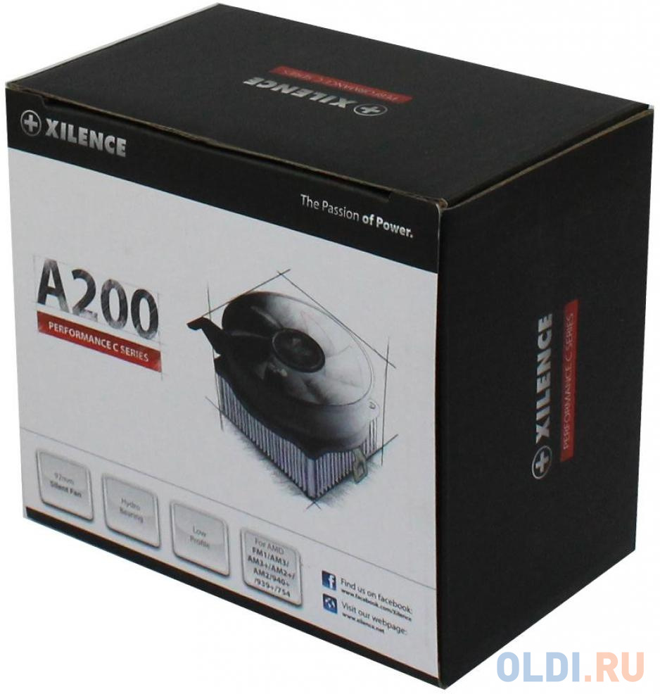 Кулер для процессора Xilence A200 Socket AM2/AM2+/AM3/AM3+/FM1/754/939/940 XC033